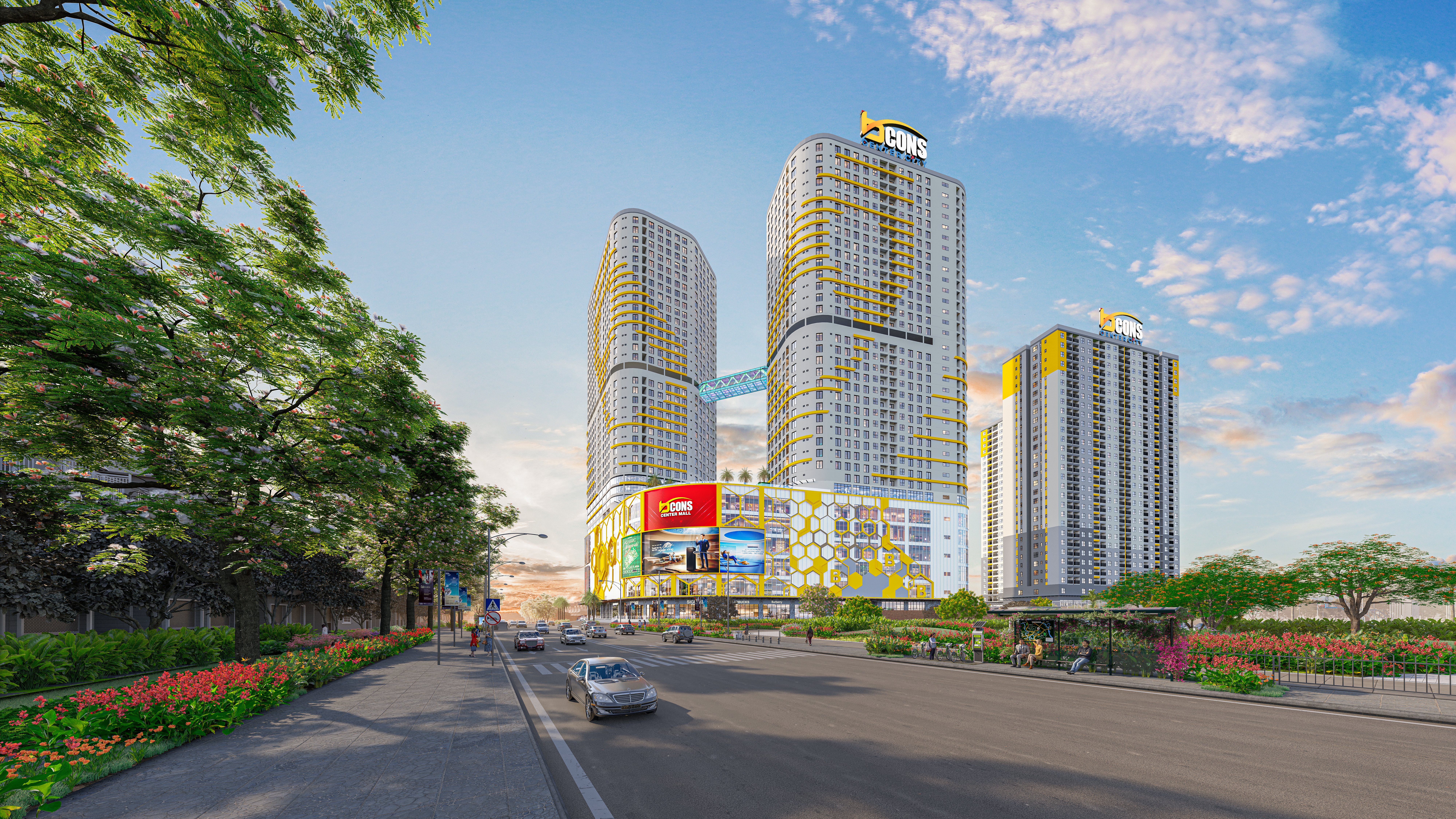 Facade ban ngày