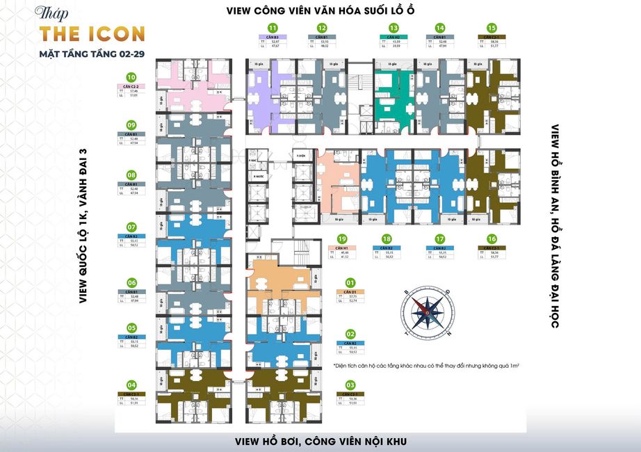 Mặt bằng Block A