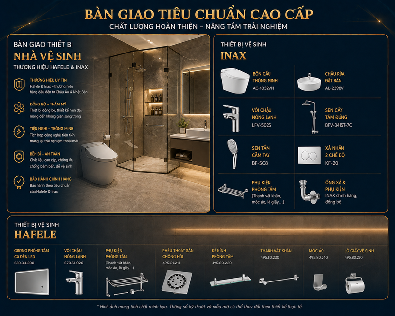 Bàn giao phòng vệ sinh